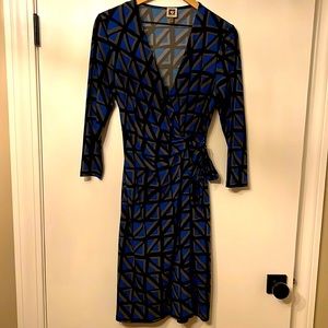 Anne Klein faux wrap dress